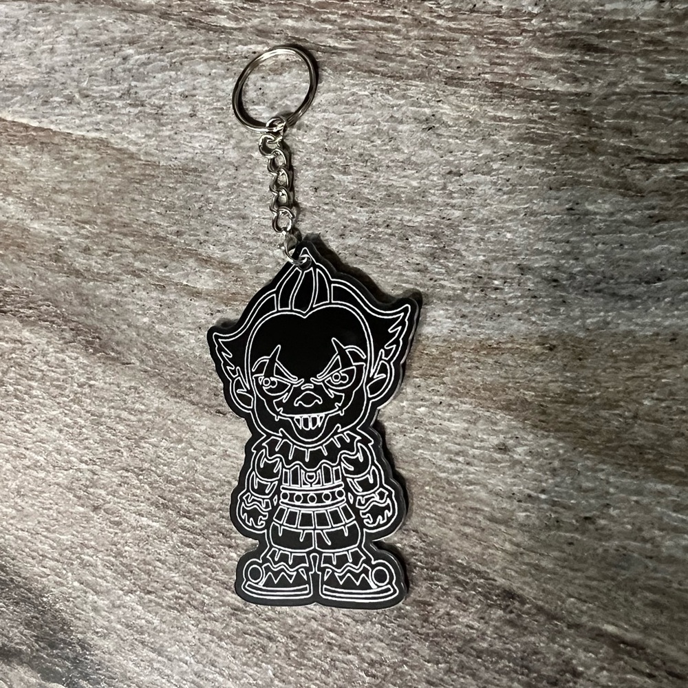 3 homemade  key chains
